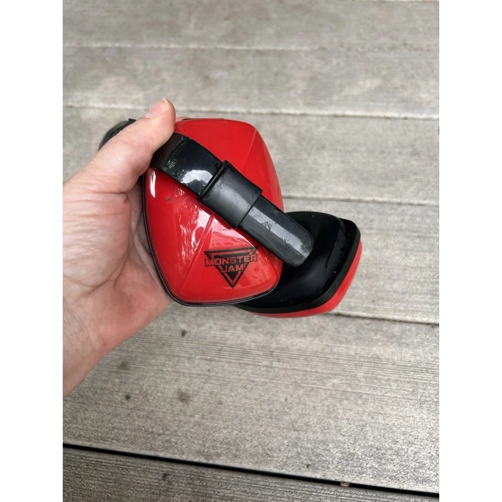 Monster‎ Jam Kids Hearing Protection Earmuffs Red Black Adjustable Noise Muffler